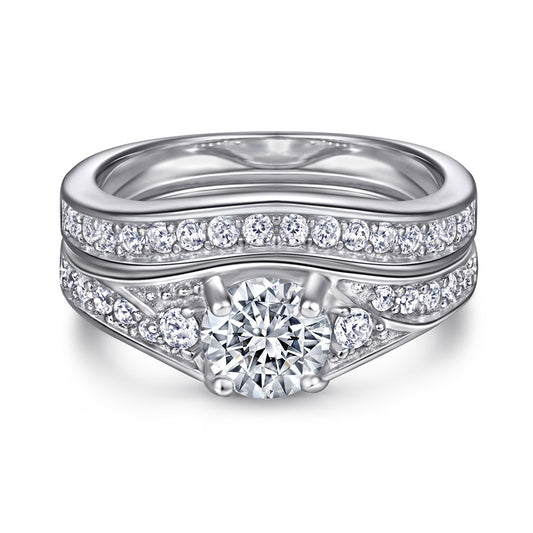 Silver Dual-Band Ring